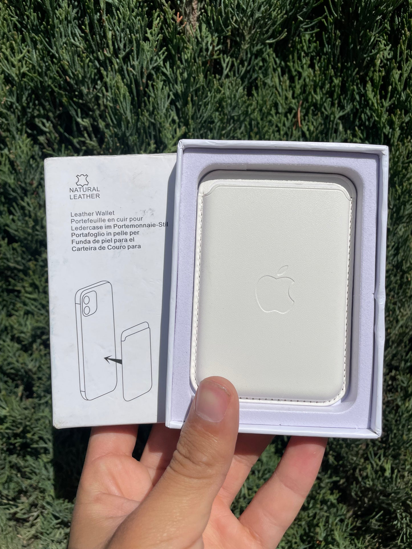 Tarjetero Piel MagSafe