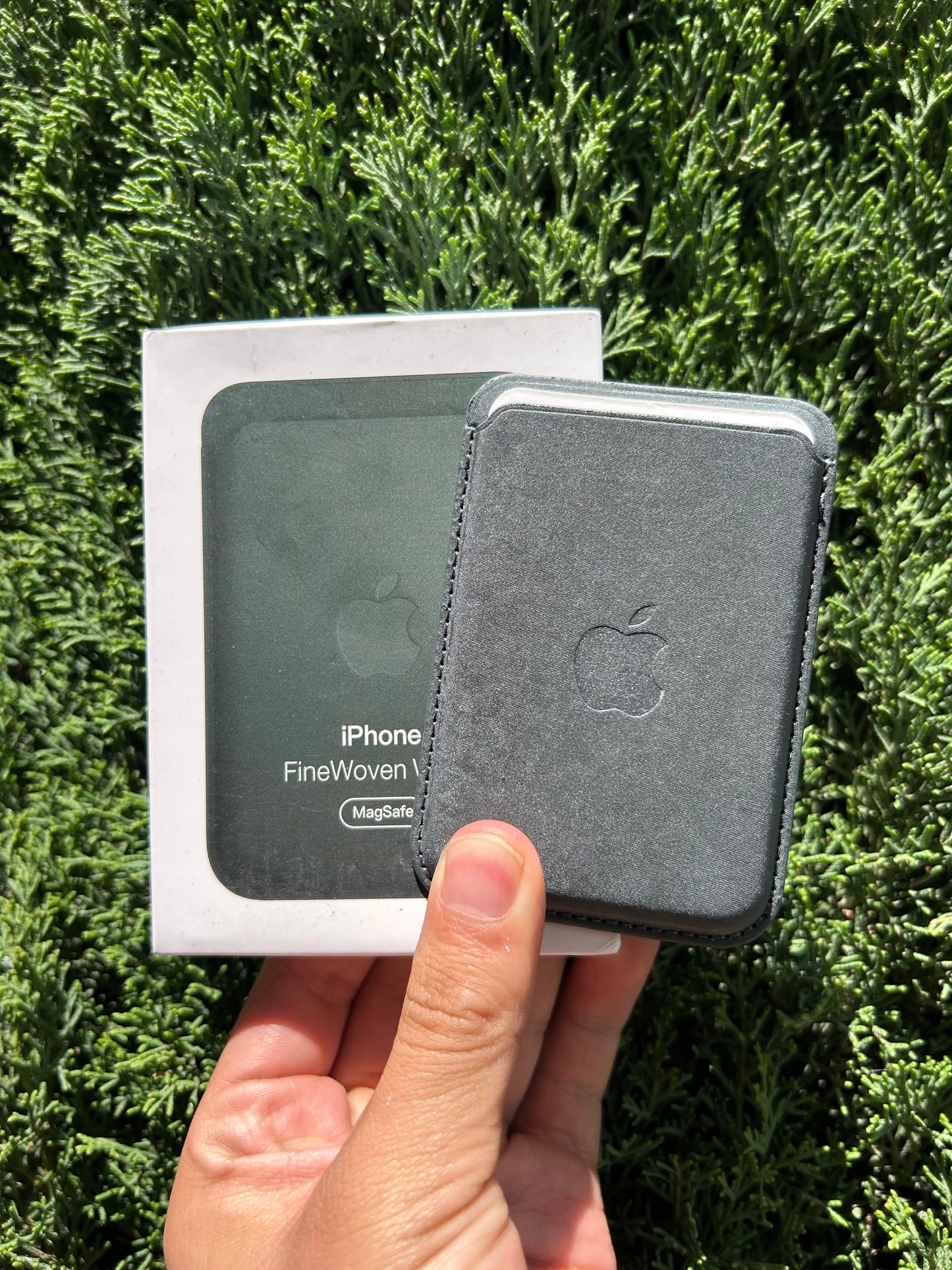Tarjetero de Seda FineWooven MagSafe